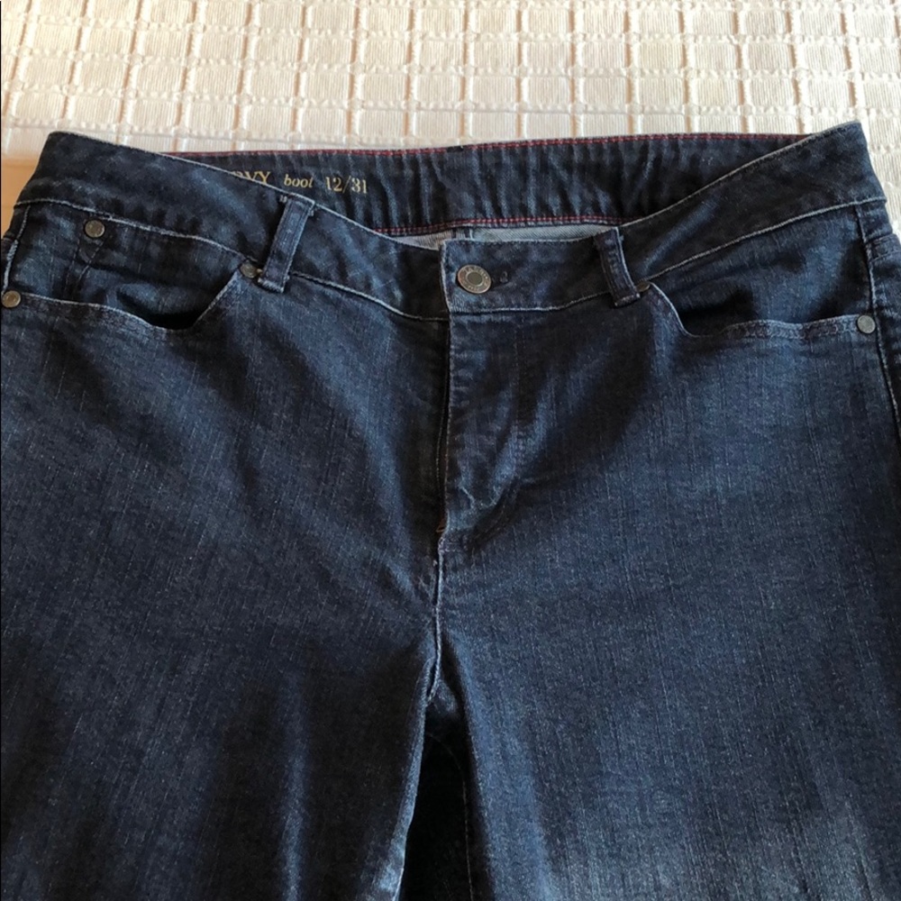 Ralph Lauren CURVY CUT bootcut dark denim jeans